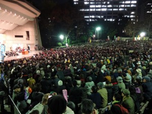 1万5000人が集まった秘密保護法反対集会＝2013年12月6日