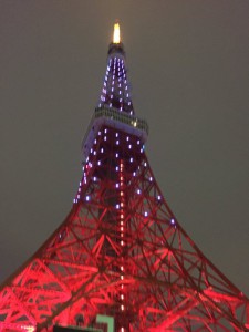 世界自閉症啓発デー　東京ライト・イット・アップ・ブルー点灯式にて（2日　東京タワー）